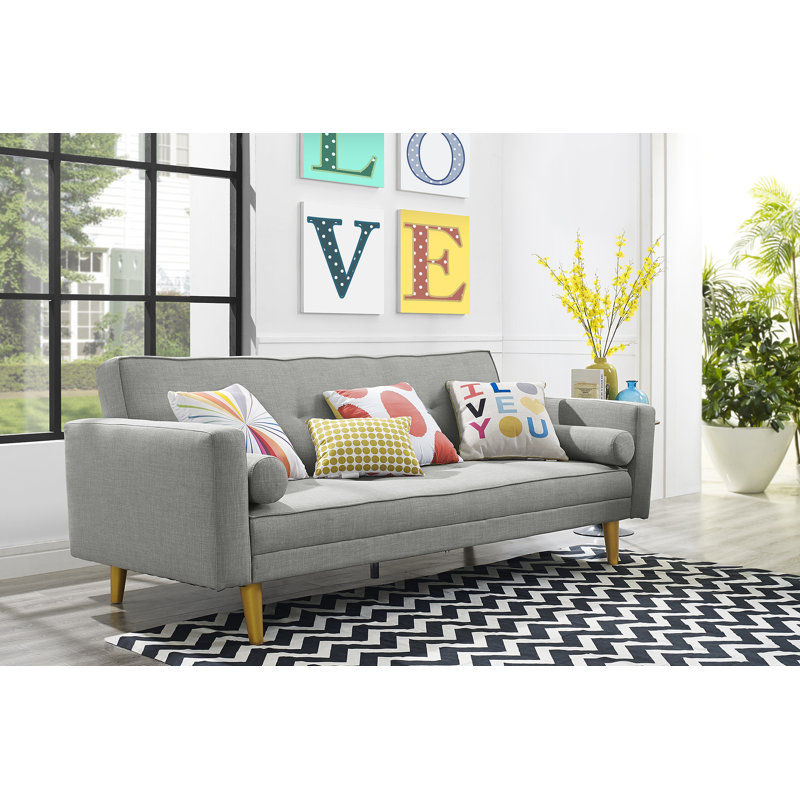 Novogratz Novogratz Vintage Mix Convertible Sofa & Reviews Wayfair